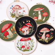 Mushroom embroidery kit - MRSLM
