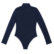 Women's long sleeve turtleneck bodysuit, view 2 - MRSLM