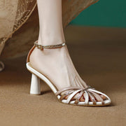 ankle strap thin high heel sandals - MRSLM