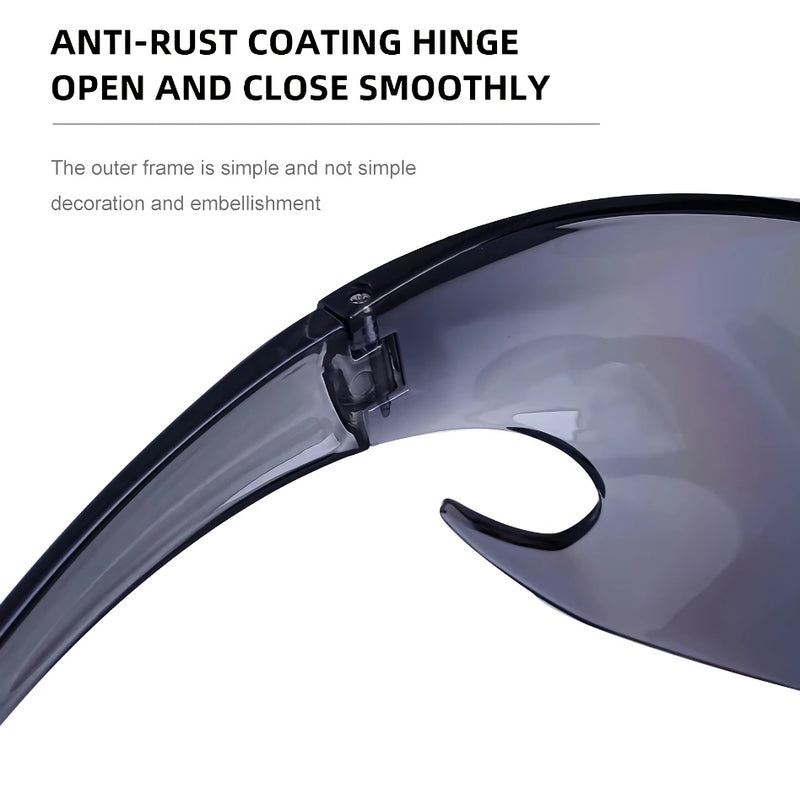 Rimless gradient mirror sunglasses, view 12 - MRSLM