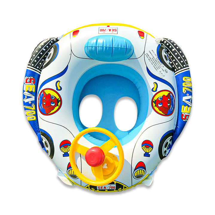 Baby Swim Ring Tube with Steering Wheel and Horn