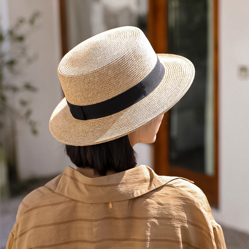 women's straw sun hat, view 5 - MRSLM