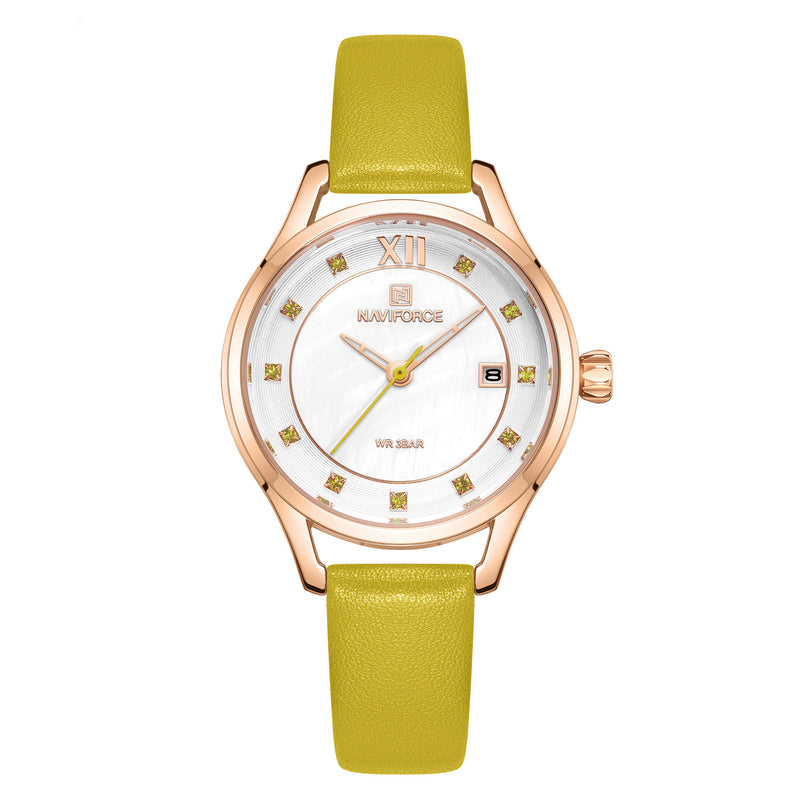 Waterproof Quartz PU Strap Watch