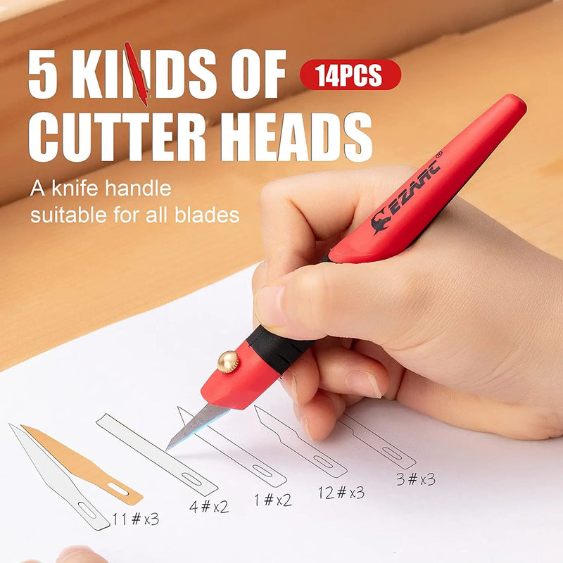 precision utility knife set, view 3 - MRSLM