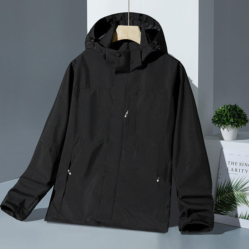 three-in-one outdoor shell jacket, view 6 - MRSLM
