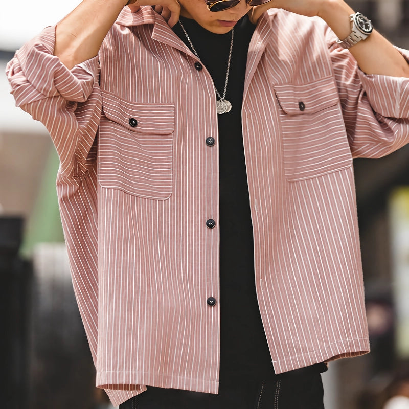 striped Cuban collar shirt - MRSLM