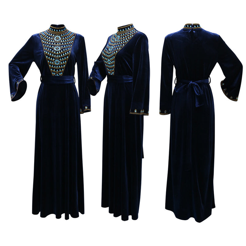 velvet water drop dress, view 5 - MRSLM