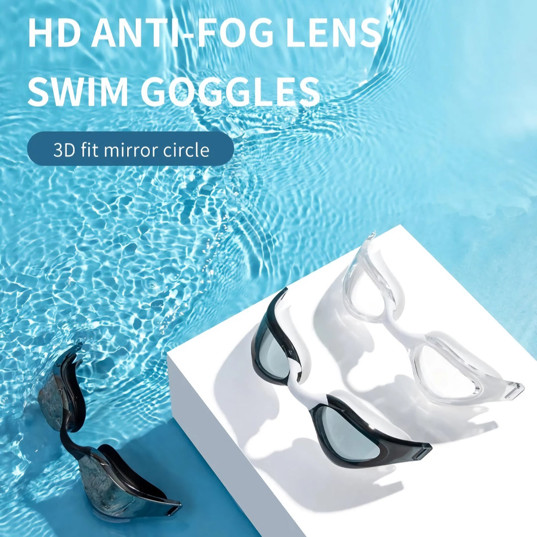 Professional Waterproof Anti-Fog UV-Protective Swimming Goggles