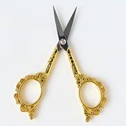 retro rose gold nail scissors, view 2 - MRSLM