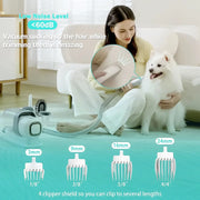 5-in-1 pet grooming kit with vacuum, view 3 - MRSLM