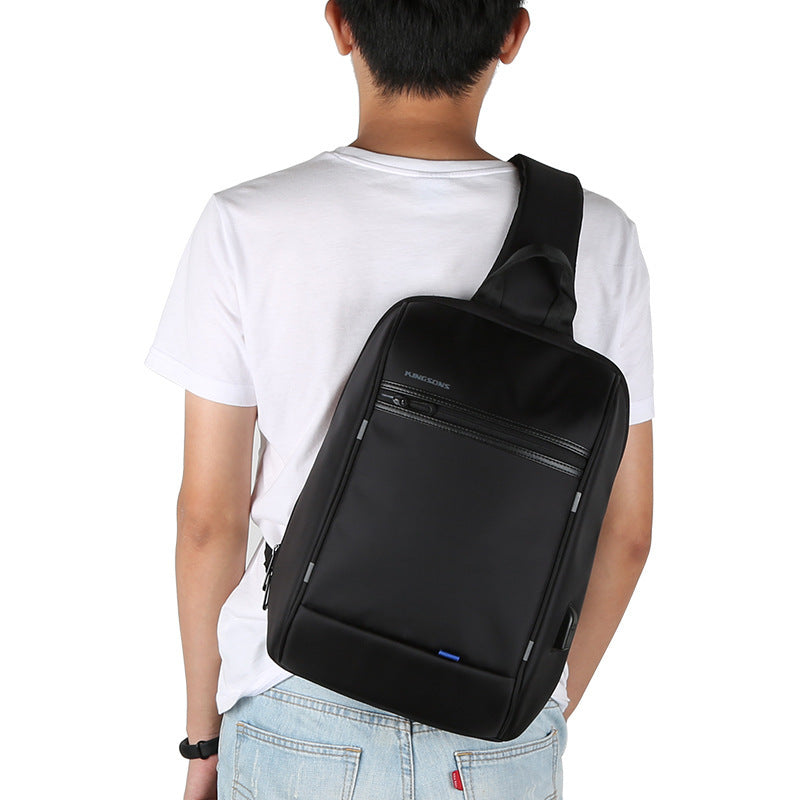 usb charging laptop backpack, view 2 - MRSLM