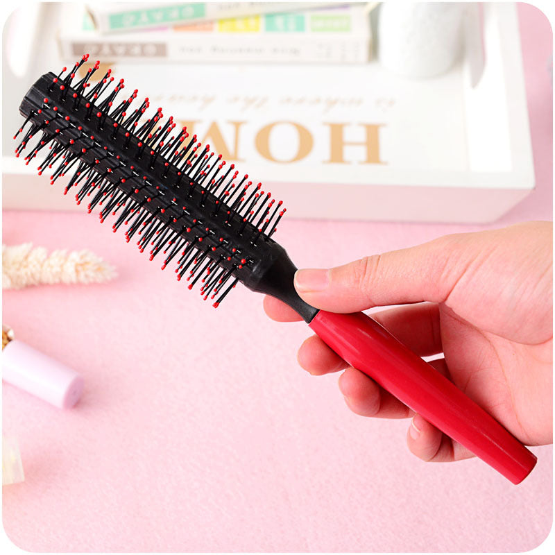 professional plastic round brush comb, view 2 - MRSLM
