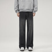 Men's vintage loose micro-flared jeans, view 5 - MRSLM