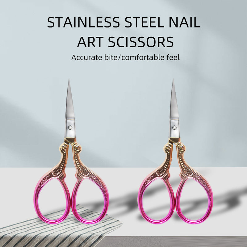 cuticle scissors nail clipper trimmer, view 6 - MRSLM