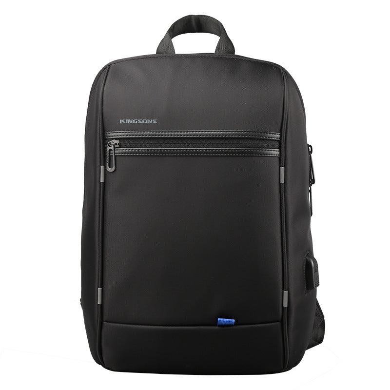 usb charging laptop backpack, view 3 - MRSLM
