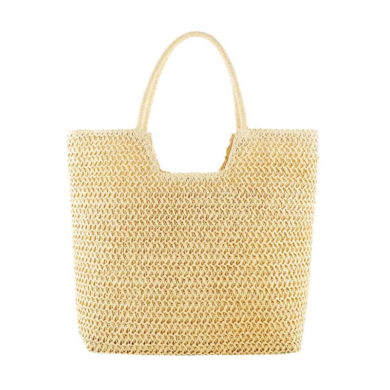 Handmade Straw Woven Shoulder Bag