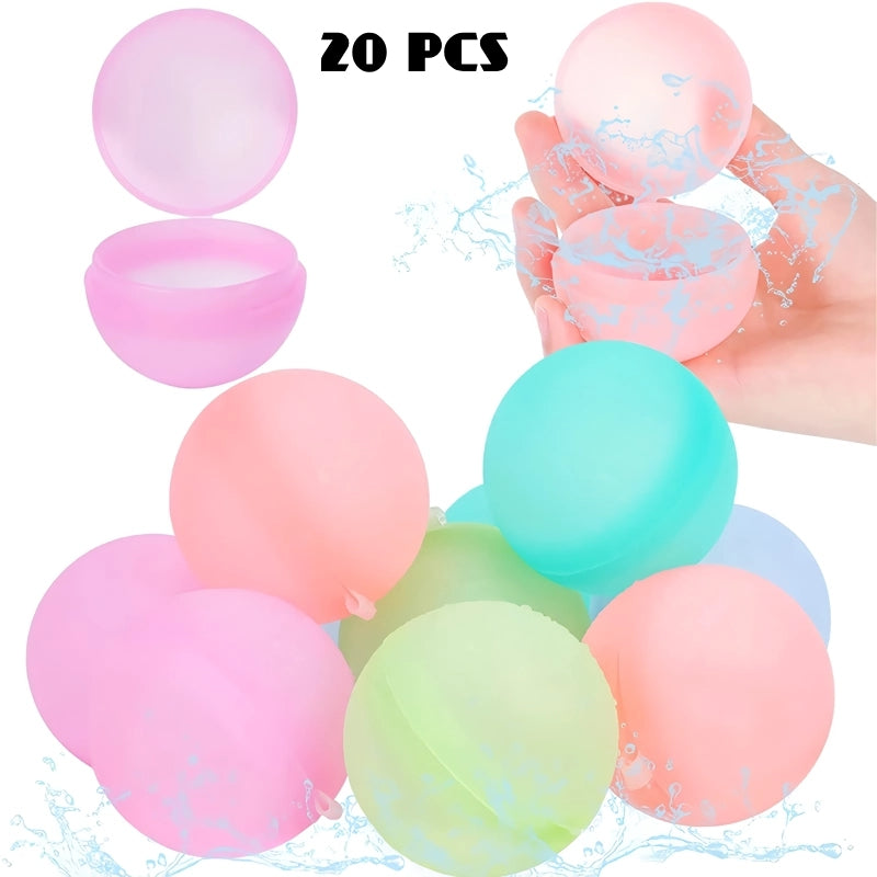 multi-age reusable silicone water balloons, view 2 - MRSLM