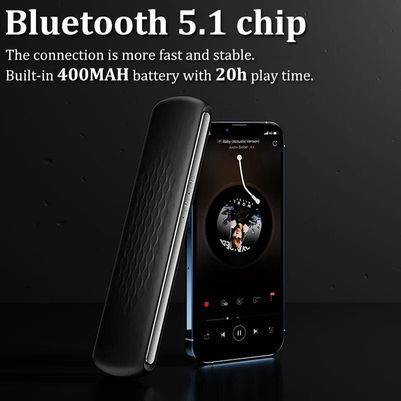 Bone conduction Bluetooth speaker, view 9 - MRSLM