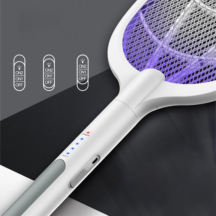 3-in-1 Electric Mosquito Swatter & Killer