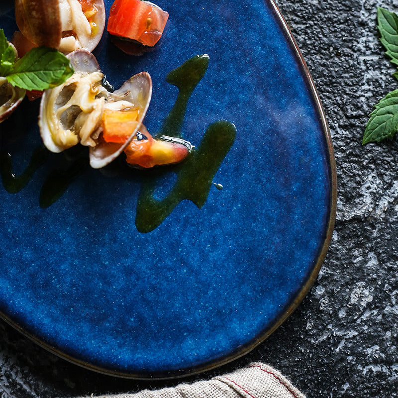 Prato de sushi e sashimi, prato para petiscos, prato raso