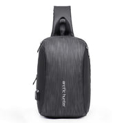 men's chest shoulder messenger bag, view 12 - MRSLM
