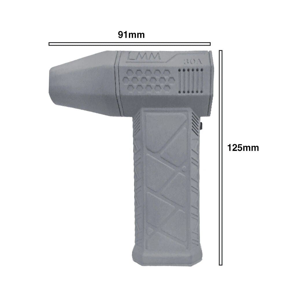 High-Speed Mini Turbo Jet Fan - 110,000 RPM with Built-In Battery