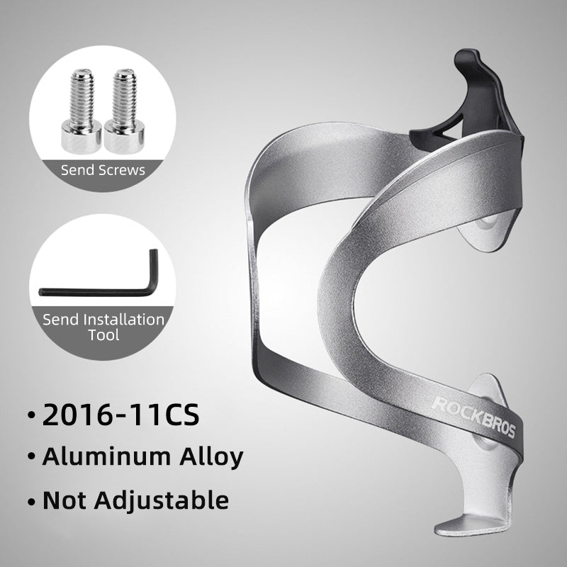Ultralight aluminum bike bottle holder, view 2 - MRSLM