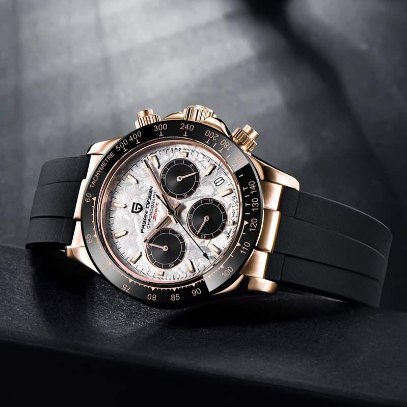 men's sport chronograph watch, view 3 - MRSLM