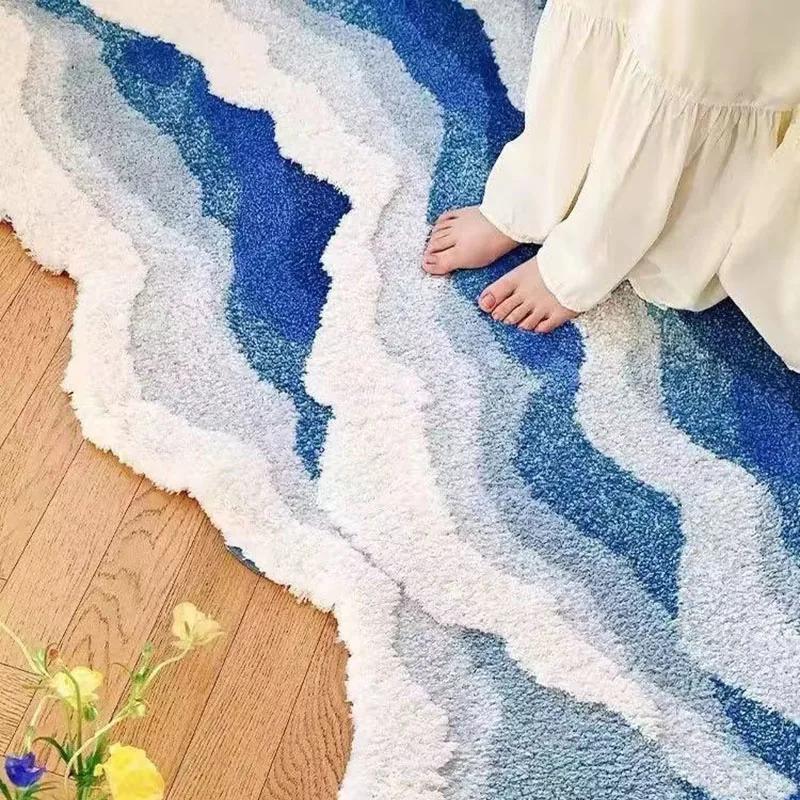 blue waves kids rug - MRSLM