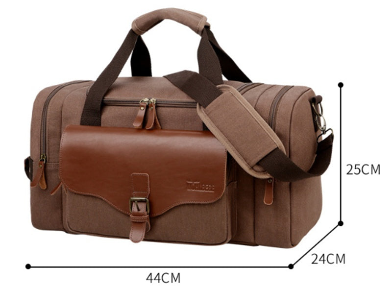 multifunctional men's messenger bag, view 9 - MRSLM