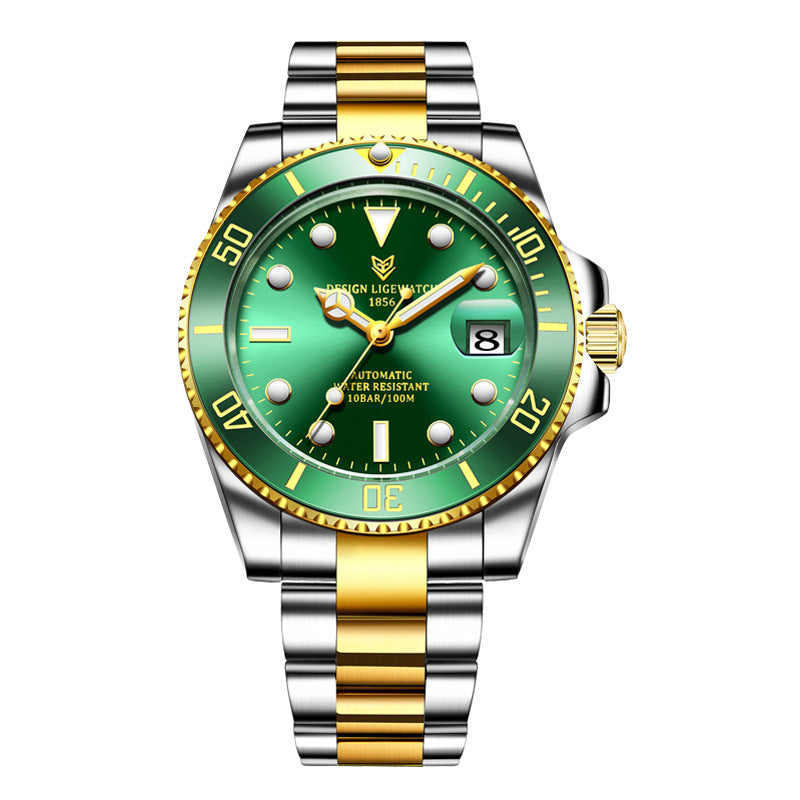 classic business mechanical watch, view 3 - MRSLM
