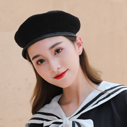 Classic wool beret painter hat - MRSLM