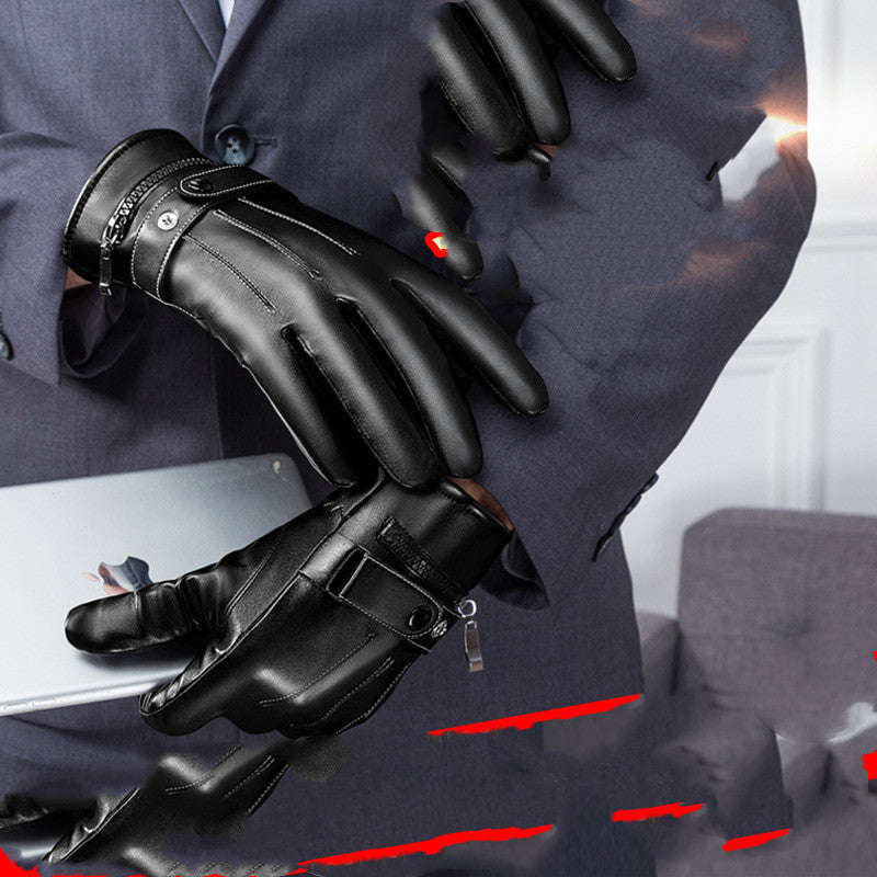 Rechargeable electric heating gloves, view 2 - MRSLM
