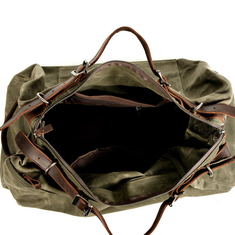 men's canvas duffel bag, view 2 - MRSLM