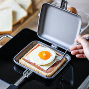 double-sided sandwich bread mold frying pan, view 2 - MRSLM