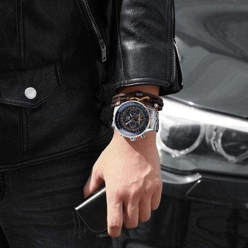 men's big dial mechanical watch - MRSLM
