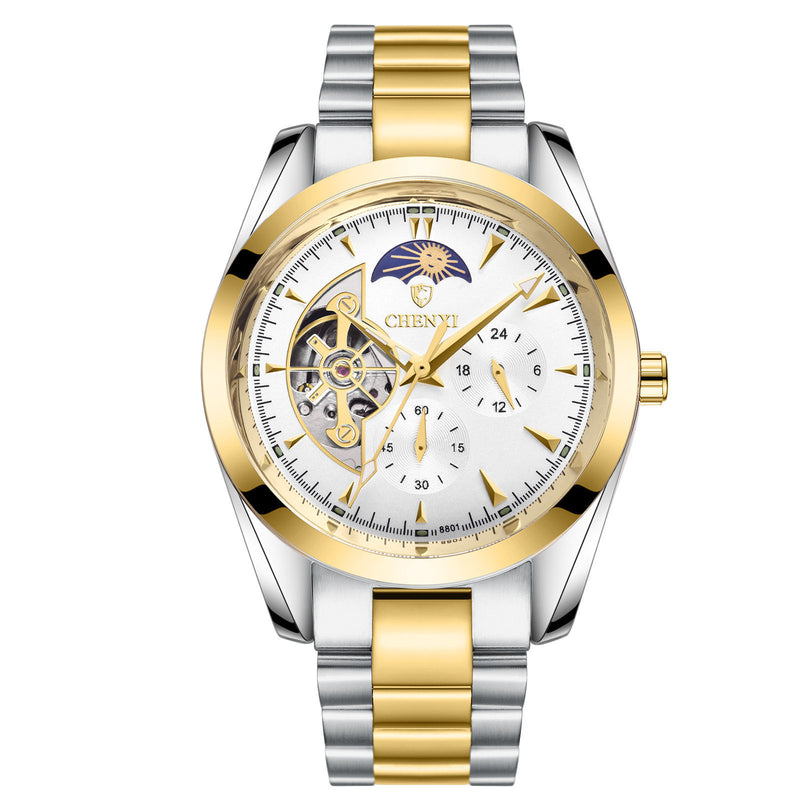 men's business quartz watch, view 5 - MRSLM