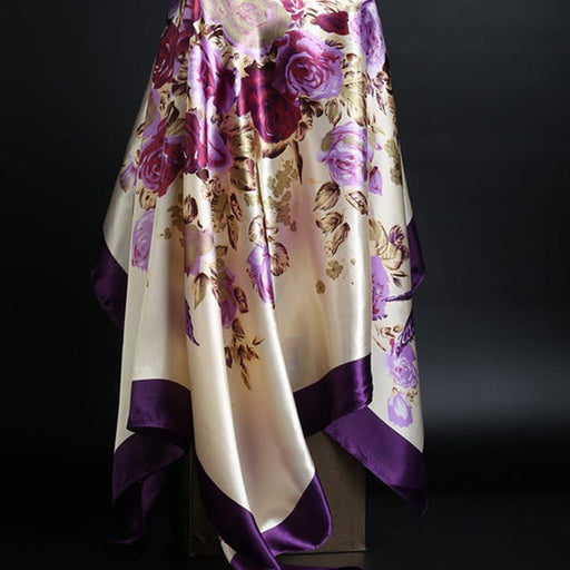 Leopard print square scarf - MRSLM