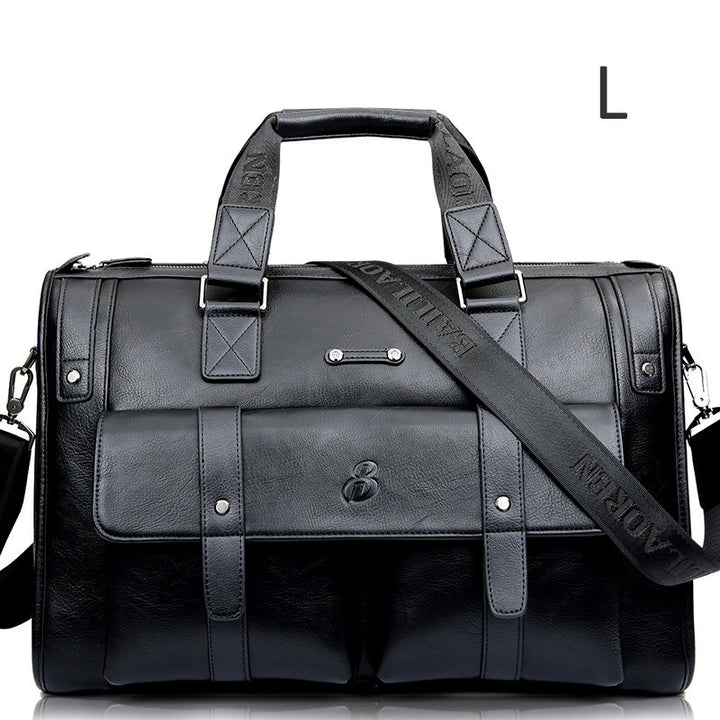Horizontal Large-capacity Short-distance Business Trip One-shoulder Diagonal Bag Men's Bag