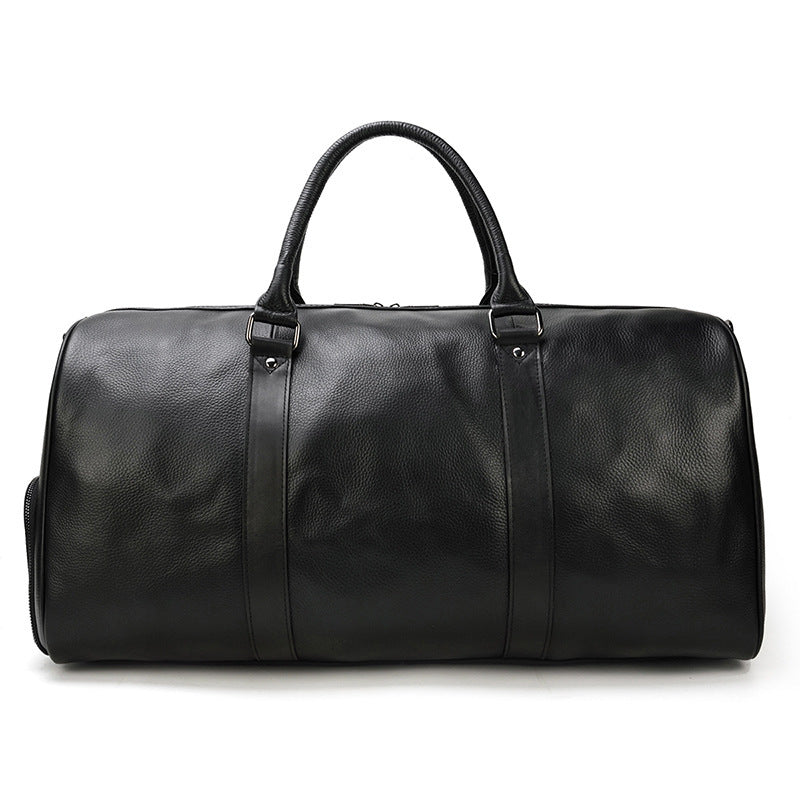large leather business travel bag, view 6 - MRSLM