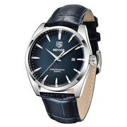 simple quartz leather watch, view 2 - MRSLM