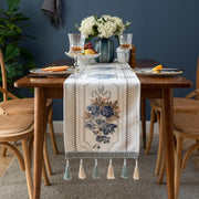 Chenille tassel table runner - MRSLM