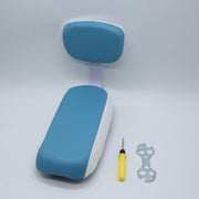 bicycle rear seat cushion with backrest, view 3 - MRSLM