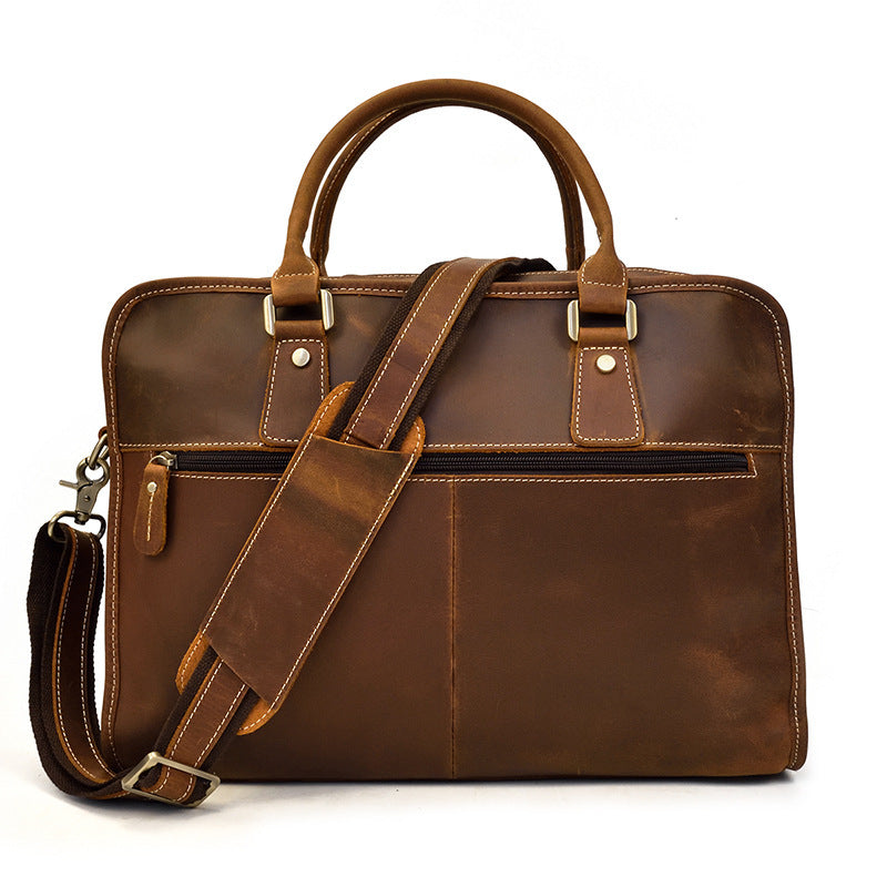 men's leather business handbag - MRSLM