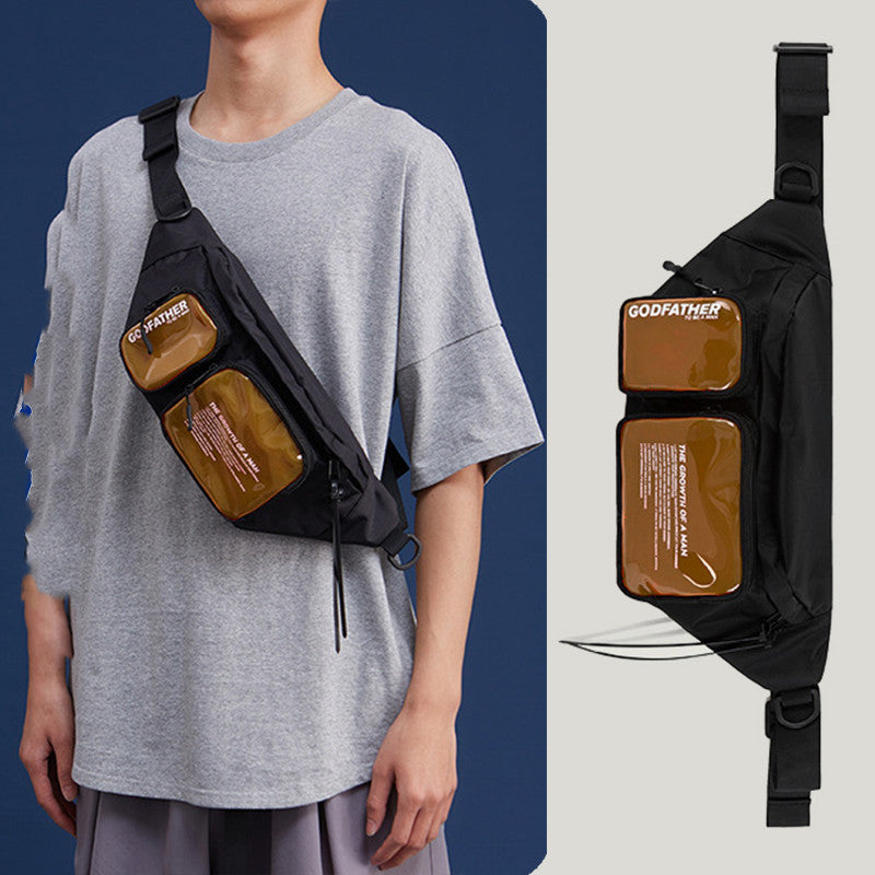 Small nylon crossbody bag, view 2 - MRSLM