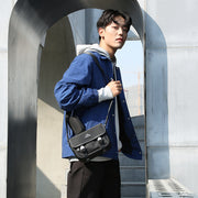 men's nylon messenger bag, view 5 - MRSLM