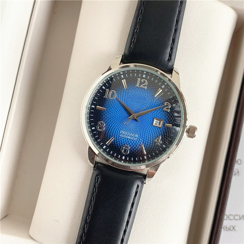 3-Pin-Armbanduhr mit Kalender