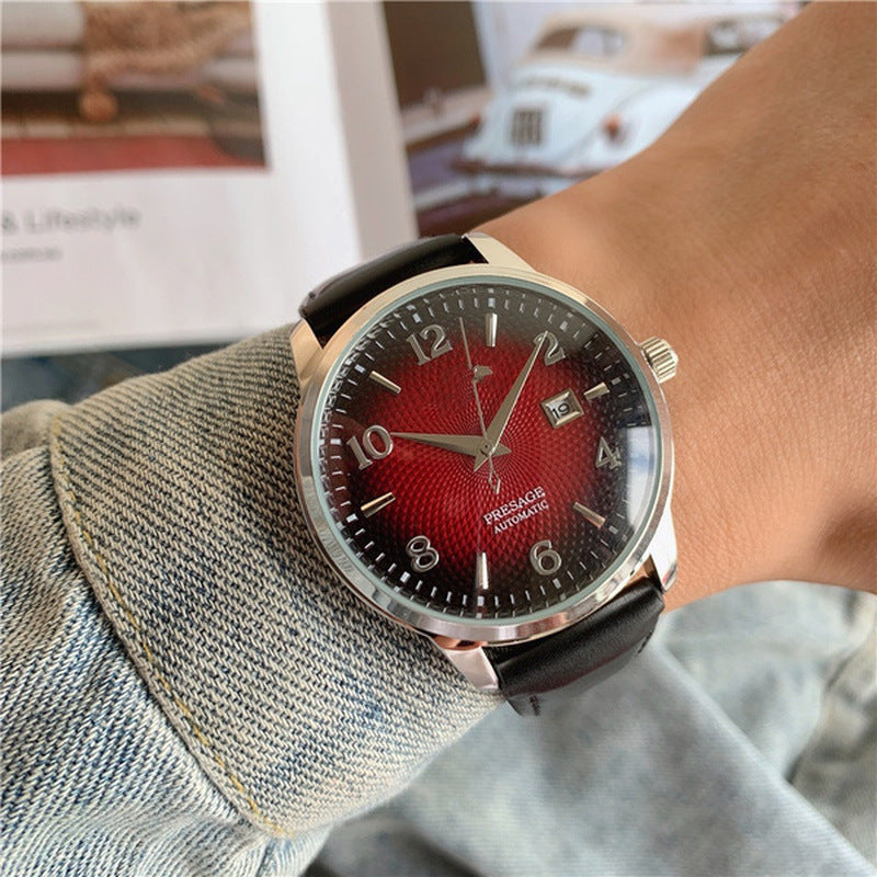 3-Pin-Armbanduhr mit Kalender