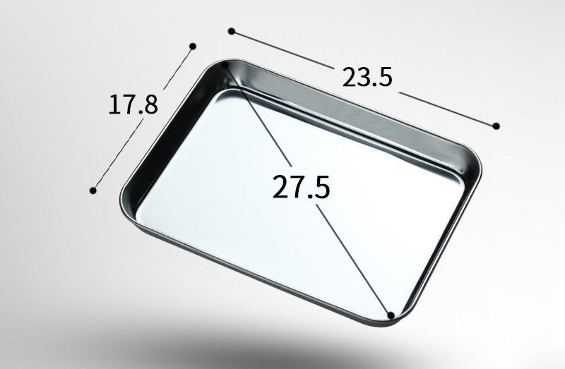 Stainless steel baking tray, view 3 - MRSLM