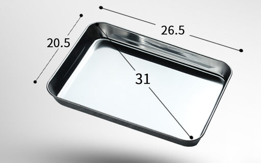 Stainless steel baking tray, view 5 - MRSLM